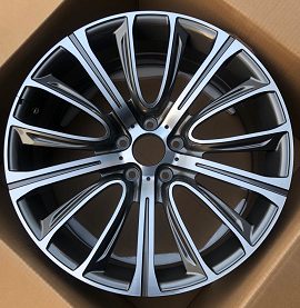 Кованые диски Ju-Tuning HJ0101 графит gunmetal R18–R20 5x120 / 5x112 на BMW 3/5/7, X5/X6