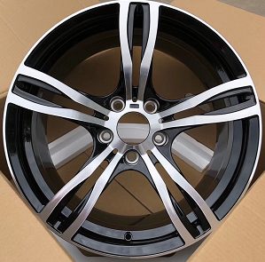 Кованые диски Ju-Tuning HJ0103 чёрный глянец R18 5x120 на BMW 3/5/7, X5/X6