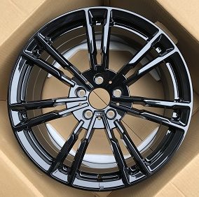 Кованые диски Ju-Tuning JX0128 чёрный глянец R19 5x112 на BMW G-серии, X3-X7