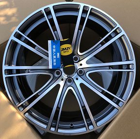 Кованые диски Ju-Tuning HJ0140 графит gunmetal R18–R20 5x120 / 5x112 на BMW 3/5/7, X5/X6