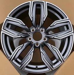 Кованые диски Ju-Tuning HJ0233 графит gunmetal R18–R20 5x120 / 5x112 на BMW 3/5/7, X5/X6