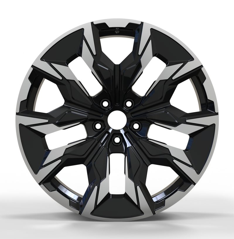 Кованые диски Ju-Tuning JX0564 чёрный глянец R19 5x112 на BMW G-серии, X3-X7