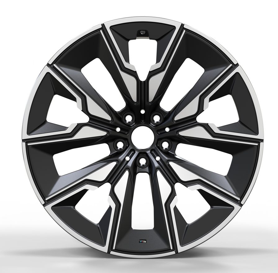 Кованые диски Ju-Tuning HJ0569 чёрный глянец R19–R21 5x112 на BMW G-серии, X3-X7