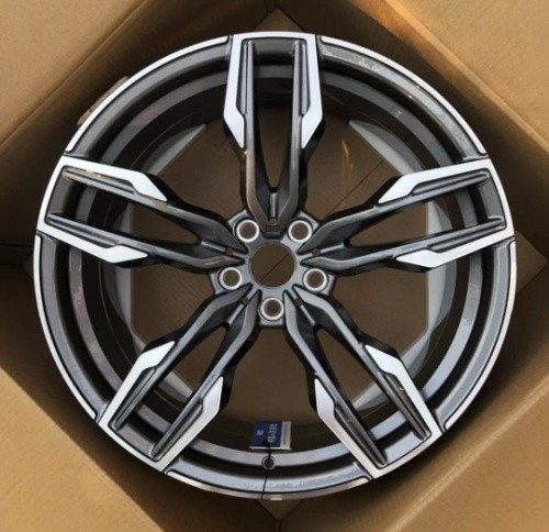 Кованые диски Ju-Tuning FG499 графит gunmetal R20 5x120 на BMW 3/5/7, X5/X6