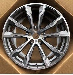 Кованые диски Ju-Tuning HJ0227 графит gunmetal R19–R20 5x112 на BMW G-серии, X3-X7