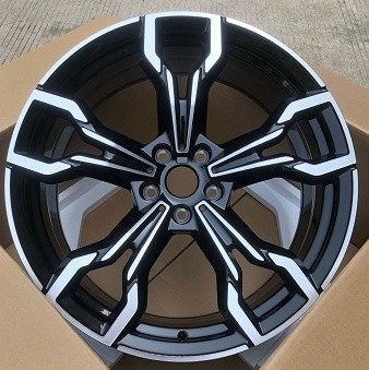 Кованые диски Ju-Tuning FG614 чёрный глянец R19 5x112 на BMW G-серии, X3-X7