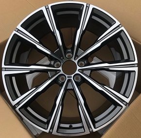 Кованые диски Ju-Tuning HJ0181 графит gunmetal R20–R22 5x112 / 5x120 на BMW 3/5/7, X5/X6