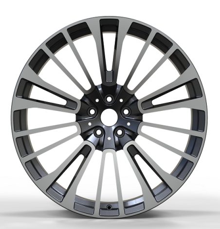 Кованые диски Ju-Tuning HJ0242 графит gunmetal R22 5x112 на BMW G-серии, X3-X7