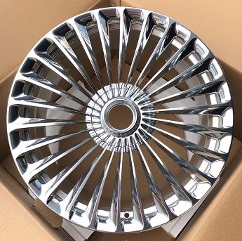 Кованые диски Ju-Tuning CP5427 хром R18 5x114.3 на Tesla 3/Y, BYD, Zeekr