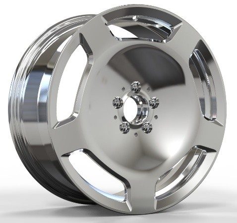 Кованые диски Ju-Tuning HJ0460 зеркальная полировка R17–R21 5x112 на Mercedes C/E/S, GLC, GLE