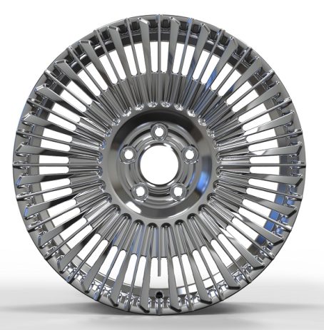 Кованые диски Ju-Tuning HJ0157 хром R17–R20 5x112 / 5x114.3 на Mercedes C/E/S, GLC, GLE