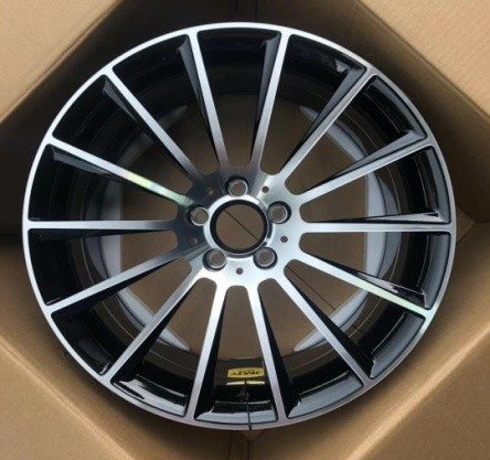 Кованые диски Ju-Tuning JX0006 чёрный глянец R19 5x112 на Mercedes C/E/S, GLC, GLE