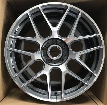 Кованые диски Ju-Tuning HJ0021 графит gunmetal R18–R22 5x112 / 5x130 на Mercedes C/E/S, GLC, GLE