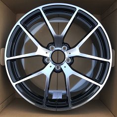 Кованые диски Ju-Tuning HJ0022 графит gunmetal R18–R19 5x112 на Mercedes C/E/S, GLC, GLE