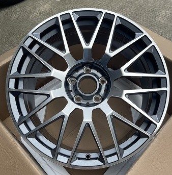 Кованые диски Ju-Tuning HJ0052 графит gunmetal R18–R22 5x112 на Mercedes C/E/S, GLC, GLE