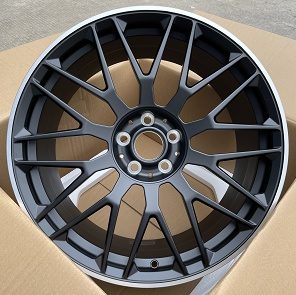 Кованые диски Ju-Tuning HJ0131 чёрный мат R18–R23 5x112 на Mercedes C/E/S, GLC, GLE