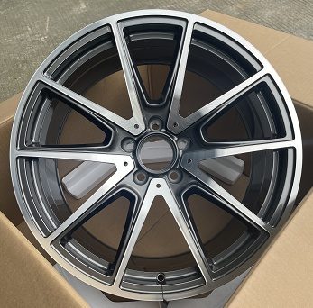 Кованые диски Ju-Tuning HJ0060 графит gunmetal R18–R20 5x112 на Mercedes C/E/S, GLC, GLE