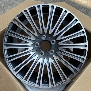 Кованые диски Ju-Tuning HJ0162 графит gunmetal R18–R19 5x112 на Mercedes C/E/S, GLC, GLE