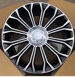 Кованые диски Ju-Tuning HJ0176 чёрный глянец R17–R20 5x112 на Mercedes C/E/S, GLC, GLE