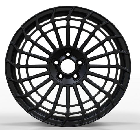 Кованые диски Ju-Tuning HJ0275 чёрный мат R19–R20 5x112 на Mercedes C/E/S, GLC, GLE