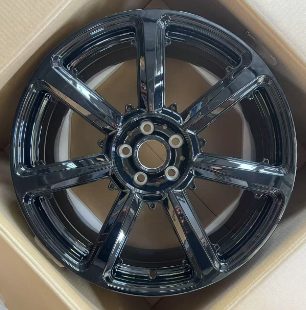 Кованые диски Ju-Tuning HJ0475 чёрный глянец R19–R23 5x112 на Mercedes C/E/S, GLC, GLE