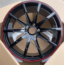 Кованые диски Ju-Tuning HJ0348 чёрный глянец R22 5x130 на Mercedes G-класс