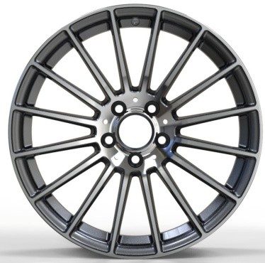 Кованые диски Ju-Tuning HJ0372 графит gunmetal R18 5x112 на Mercedes C/E/S, GLC, GLE