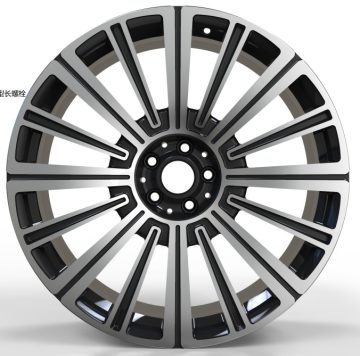 Кованые диски Ju-Tuning HJ0078 чёрный глянец R20–R23 5x112 на Mercedes C/E/S, GLC, GLE