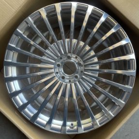 Кованые диски Ju-Tuning PL002 зеркальная полировка R21–R23 5x112 на Mercedes C/E/S, GLC, GLE