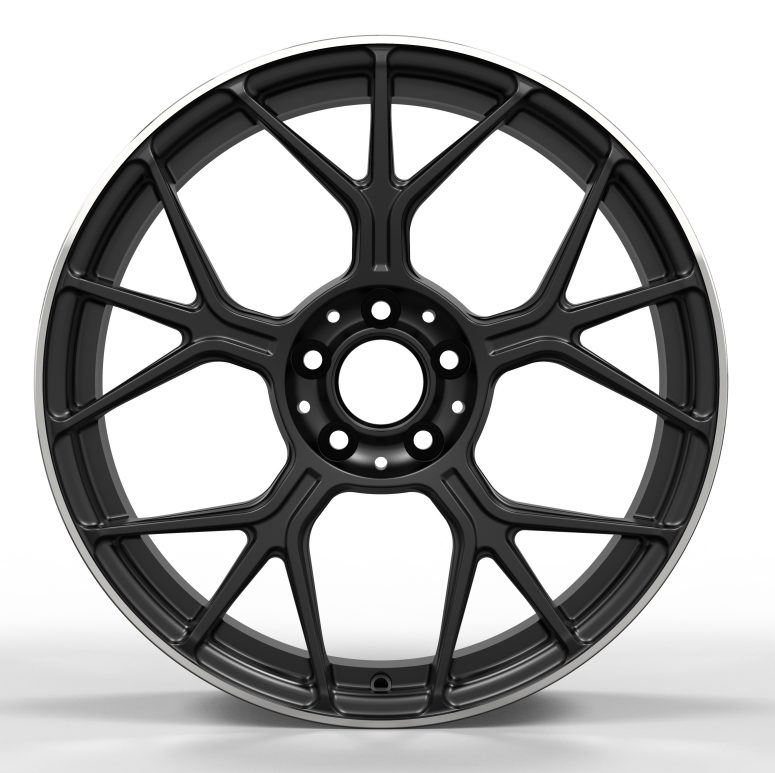 Кованые диски Ju-Tuning HJ0563 чёрный глянец R19–R20 5x112 на Mercedes C/E/S, GLC, GLE