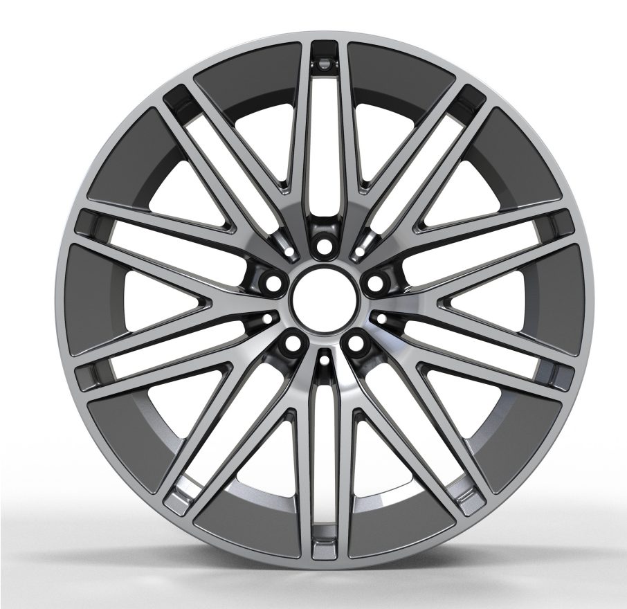 Кованые диски Ju-Tuning HJ0568 графит gunmetal R20–R22 5x112 на Mercedes C/E/S, GLC, GLE