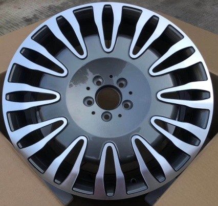 Кованые диски Ju-Tuning HJ1021 графит gunmetal R20 5x112 на Mercedes C/E/S, GLC, GLE