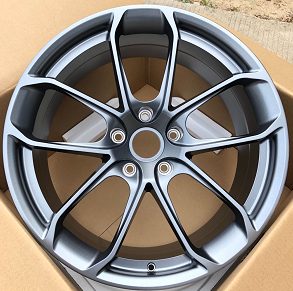 Кованые диски Ju-Tuning HJ0043 матовая бронза R20–R22 5x130 на Porsche Cayenne, Panamera