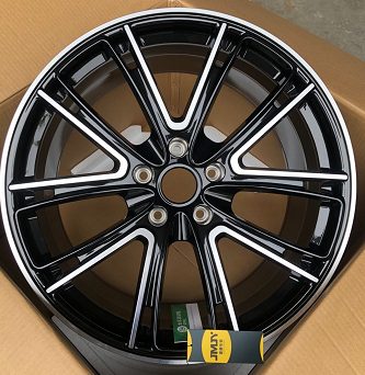 Кованые диски Ju-Tuning HJ0126 чёрный глянец R20–R21 5x130 на Porsche Cayenne, Panamera