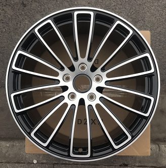 Кованые диски Ju-Tuning HJ0155 чёрный глянец R21 5x130 на Porsche Cayenne, Panamera