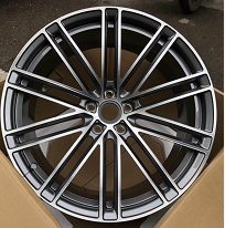 Кованые диски Ju-Tuning HJ0012 чёрный глянец R20–R21 5x112 / 5x130 на Porsche Cayenne, Panamera — фото 2