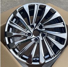 Кованые диски Ju-Tuning HJ0205 чёрный хром R18 5x120 на Cadillac Escalade, Lincoln