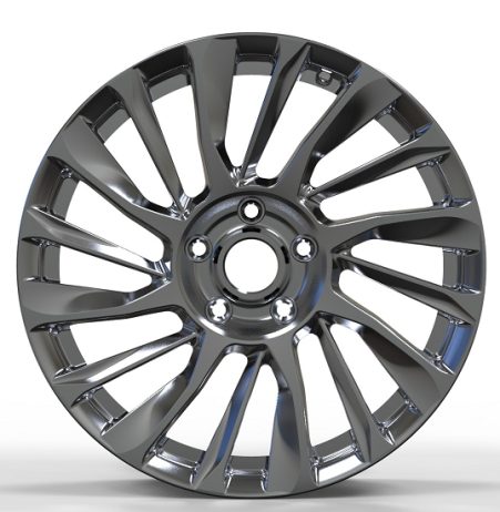 Кованые диски Ju-Tuning JX0254 чёрный глянец R18 5x120 на Cadillac Escalade, Lincoln