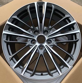 Кованые диски Ju-Tuning HJ0064 графит gunmetal R18–R20 5x120 на Cadillac Escalade, Lincoln
