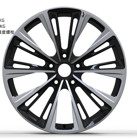 Кованые диски Ju-Tuning HJ0211 чёрный глянец R19 5x120 на Cadillac Escalade, Lincoln