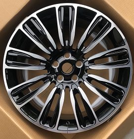 Кованые диски Ju-Tuning HJ0028 чёрный глянец R19–R22 5x108 / 5x120 на Range Rover, Defender