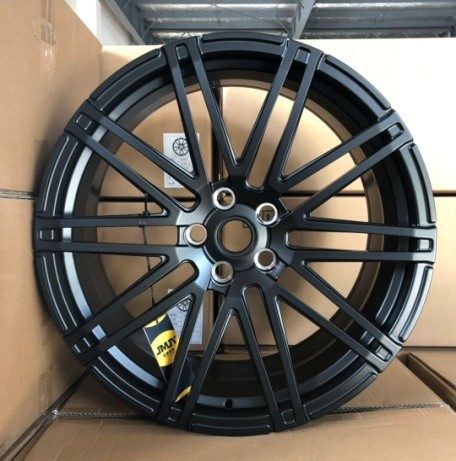 Кованые диски Ju-Tuning HJ0029 чёрный мат R21 5x120 на Range Rover, Defender