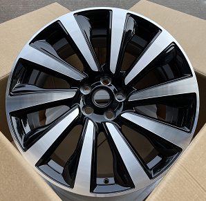 Кованые диски Ju-Tuning HJ0135 чёрный глянец R21–R22 5x120 на Range Rover, Defender