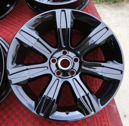 Кованые диски Ju-Tuning JX0148 графит gunmetal полированная лицевая часть R22 5x120 на Range Rover, Defender