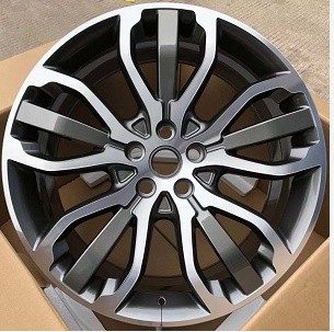 Кованые диски Ju-Tuning 1187 чёрный мат R21 5x120 на Range Rover, Defender