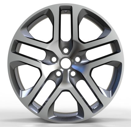 Кованые диски Ju-Tuning HJ1247 графит gunmetal R20 5x120 на Range Rover, Defender