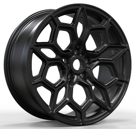Кованые диски Ju-Tuning HJ0595 чёрный мат R20–R22 5x120 на Range Rover, Defender