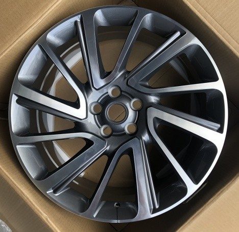 Кованые диски Ju-Tuning FG450 графит gunmetal R21–R22 5x120 на Range Rover, Defender