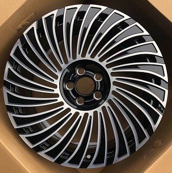Кованые диски Ju-Tuning HJ397L чёрный глянец R21 5x120 на Range Rover, Defender