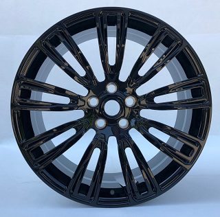 Кованые диски Ju-Tuning HJ0028 чёрный глянец R19–R22 5x108 / 5x120 на Range Rover, Defender — фото 2